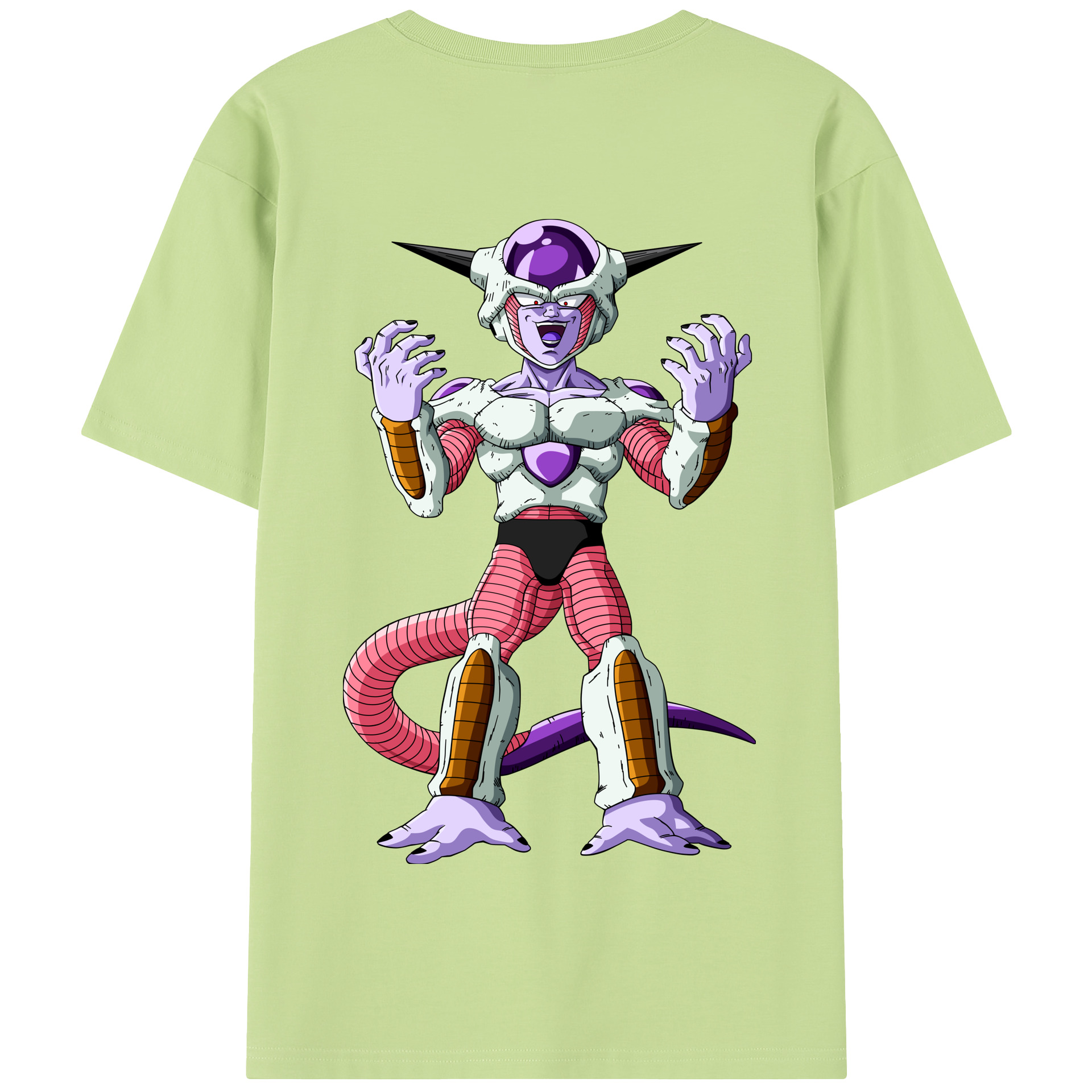 （画像用） ドラゴンボール フリーザ DRAGON BALL Frieza 綿100％半袖Tシャツ（背面プリント）